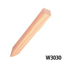 木杭 (四面削り加工タイプ)W3030『無地』(50本入) サイズ:30X30X300mm 【カクマル】【測量用品】【土木用品】【測量杭】※当店からのメールにて『送料無料』の ご案内を致します。