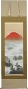 掛軸 赤富士山水 上野行安作(掛け軸 尺五立)【あす楽対応】【送料無料】【掛け軸 販売】【smtb-kd】【楽ギフ_包装】【楽ギフ_のし宛書】