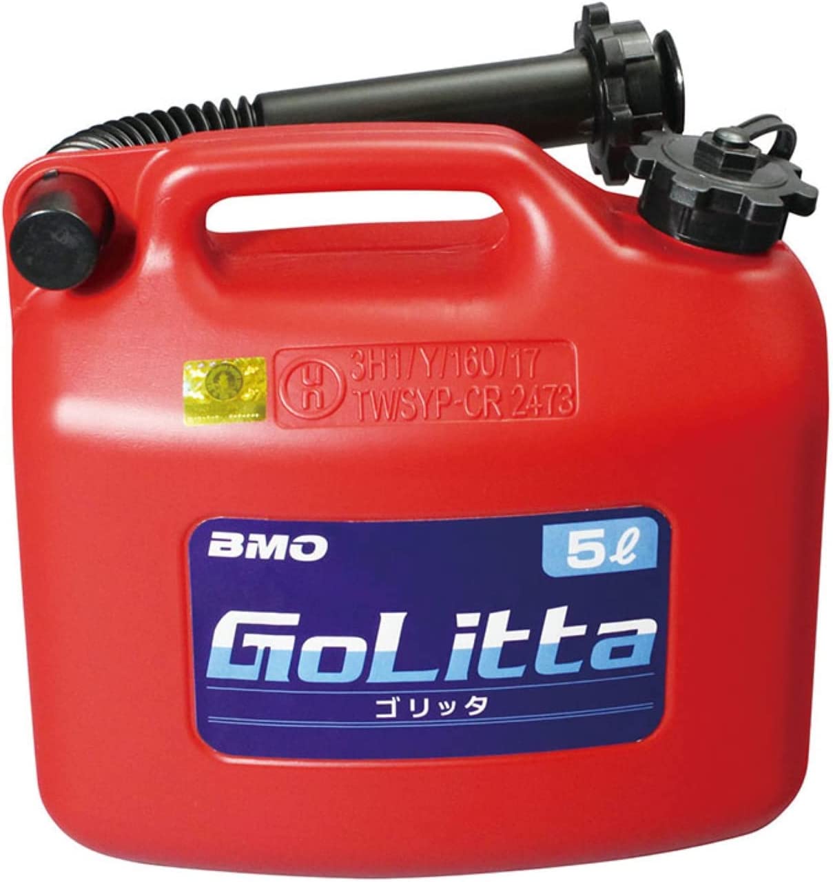 ポリ燃料タンク ゴリッタ(5L携行缶・ポリタンク)(BMO JAPAN)