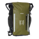 防水バッグ かばん 耐水バッグ AMPHIBIOUS アンフィビウス ATOM 15L GREEN 緑 リュックサック バックパック オートバイ ロードバイク 自転車