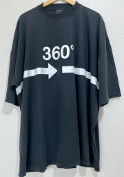 【送料無料】BALENCIAGA (<strong>バレンシアガ</strong>) 720501 22AW TUBULAR ダメージ加工 半袖Tシャツ 【中古】【007】