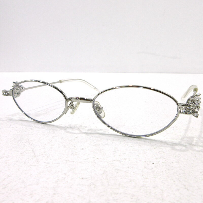 【中古】GENTLE MONSTER | ジェントルモンスター Carat 02 メガネ シルバー サイズ：55□20【三重本店】