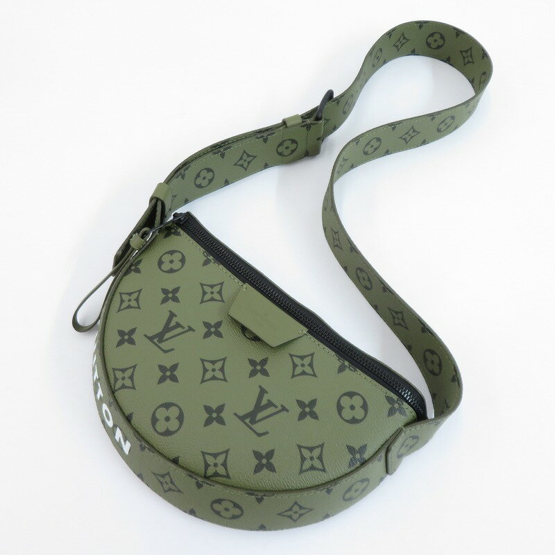 【中古】LOUIS VUITTON | ルイ・ヴィトン モノグラム LV ムーン・クロスボディ ショルダーバッグ M23838 グリーン【瀬戸大橋店】