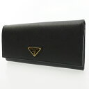 【中古】PRADA プラダ 1MH132 二つ折り長財布 サイズ: カラー:サフィアーノ【f125】