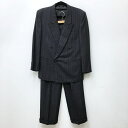 【中古】LANVIN ランバン セットアップ ジャケット パンツ サイズ:F46-44 カラー:チャコールグレー 【f108】