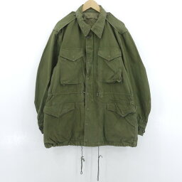 【中古】VINTAGE｜ヴィンテージ アメリカ軍 M-51 <strong>フィールドジャケット</strong> ミリタリージャケット カーキ サイズ：不明【f906】