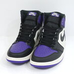 NIKE/ナイキ AIR JORDAN 1 RETRO HIGH OG/エアジョーダン1 レトロ ハイ OG 555088-501 スニーカー サイズ:30.0cm カラー:パープル×ホワイト×ブラック