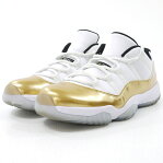 NIKE/ナイキ AIR JORDAN 11 RETRO LOW エアジョーダン11 ロー 528895-103 スニーカー サイズ:27.5cm カラー:ホワイト・ゴールド