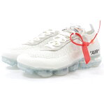 OFF-WHITE×NIKE/オフホワイト×ナイキ THE 10 NIKE AIR VAPORMAX FLYKNIT エア ヴェイパーマックス フライニット AA3831-100 スニーカー サイズ:27.5cm カラー:ホワイト