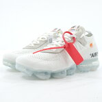 OFF-WHITE×NIKE/オフホワイト×ナイキ THE 10 NIKE AIR VAPORMAX FLYKNIT エア ヴェイパーマックス フライニット AA3831-100 スニーカー サイズ:27.0cm カラー:ホワイト