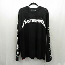 【中古】mastermind JAPAN/マスターマインドジャパン Tシャツ長袖 サイズ：XL カラー：ブラック / ドメス【f103】