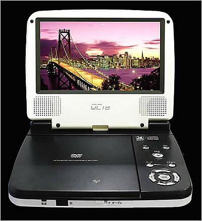 ワンセグチューナー内臓ポータブルDVDプレーヤーOCTA/OPD-720TWP【中古】【家電/AV機器】