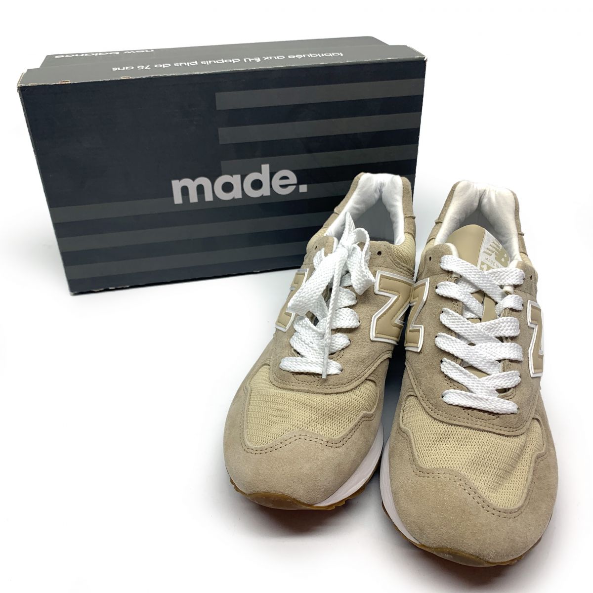 NEW BALANCE　<strong>ニューバランス</strong>　M<strong>1400</strong>TN　BEIGE　27.0cm　Made in USA　箱付き　【津山店】