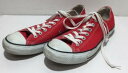 converse コンバース ALL STAR OX オールスター OX M9696 レッド【27cm】【中古】 古着 メンズファッション 靴 ブーツ 53FT1705498