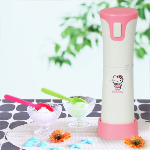 ハンディかき氷器 かき氷機 かき氷 ハンディ 氷かき器 氷かき かき氷 ハローキティ HELLO KITTY SANRIO サンリオ ふわふわ 電動 家庭用 バラ氷でOK おしゃれ かわいい 送料無料 お宝プライス ###かき氷器HK-ICS###