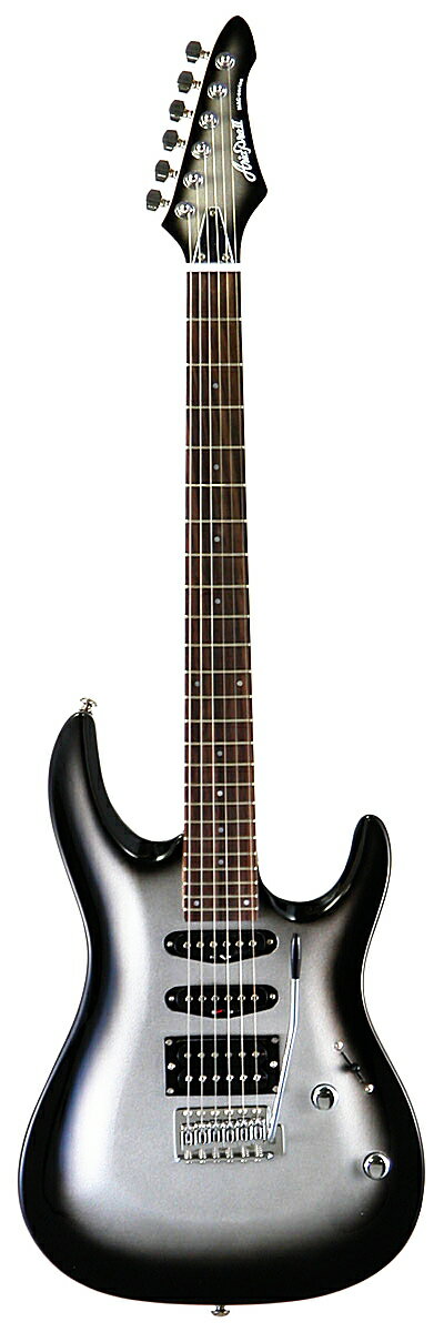 ARIA アリア エレキギター MAC-STD Metallic Silver Shade 【ケース付き】【送料無料】【smtb-ms】