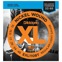 D'Addario EXL110BT ダダリオ エレキギター弦 Balanced Tension レギュラーライト