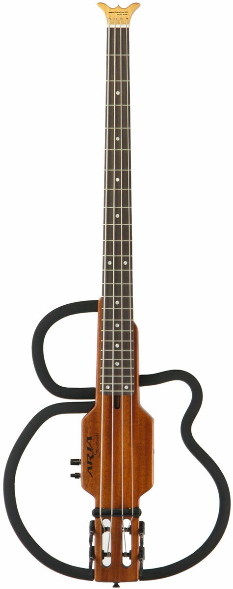 【NEW】ARIA Sinsonido サイレントベース AS-691B　Bass Guitar【送料無料】