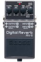 BOSS ボス コンパクト・エフェクター Digital Reverb RV-5【送料無料】【smtb-ms】スタジオ機並みの音質と、スプリング・リバーブなどの新機能