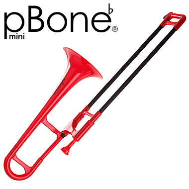 【ご予約受付中】pBONE mini E♭ Trombone RED【送料無料】【smtb…...:otanigakki:10087640