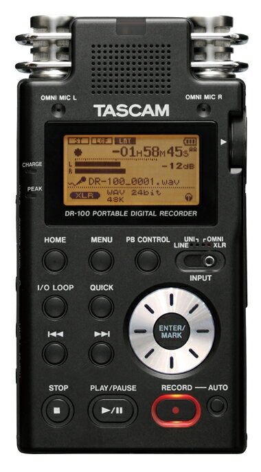 TASCAM  ݡ֥롦ǥ롦쥳 DR-100̵