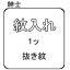 【男和装】紋入れ 染め抜き紋 1ッ紋
