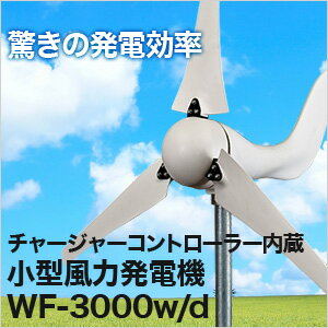 風力発電機セット 小型風力発電機 ウインドフォース WF-3000w/d12V 100Ah…...:otogino:10044045