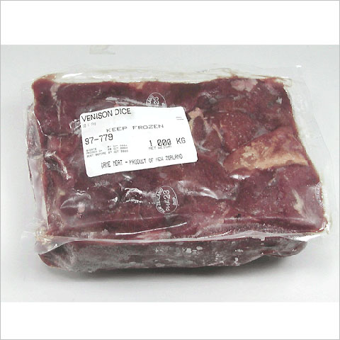 鹿肉のグーラッシュ（煮込み用肉）1Kg（凍）...:otokonodaidokoro:10000037