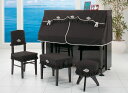 ニットピアノ椅子カバー　UB−CS　間口60以上 ブラック　ブラウン　エンジベージュ　ピンク　グレー　ホワイト