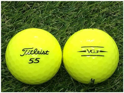 タイトリスト Titleist VG3 2020年モデル イエローパール B級 ロストボール ゴルフボール 【中古】 1球バラ売り