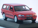 1/43 ミニチャンプス(PMA) ボルボ V70 エステート レッド 2000y 【中古】