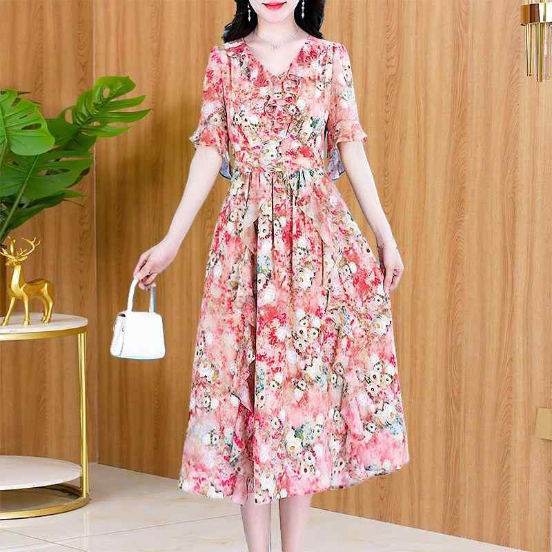 レディース ファッション おしゃれ 上品 きれいめ 婦人服 花柄 ドレス スカート