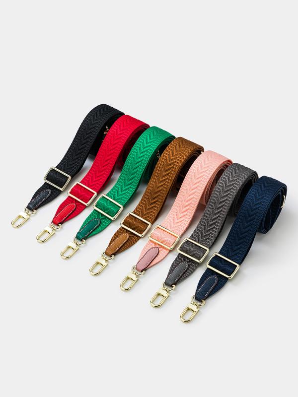 バッグストラップ ショルダーストラップ 長さ調節 ワイド 幅広 交換用 付け替え リメイク用 斜めがけバッグ 普段使い 通勤通学 旅行 丈夫 快適 アジャスター付き 鞄紐 肩紐