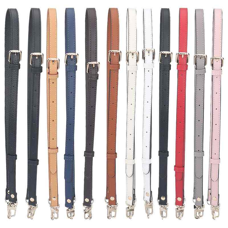 バッグ ストラップ 交換用 調整可能 細め 本革 牛革 レザー ショルダーストラップ 斜めがけ 鞄 アクセサリー 肩紐 付け替えパーツ 持ち手 ベルト 上品 耐久性