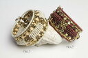 インド ビーズバングル 茶系 ホワイト系 【アクセサリー】【アジアン】【プレゼント】【YDKG-f】【smtb-F】【エスニック】【レディース】【税込3,980円で送料無料!】
