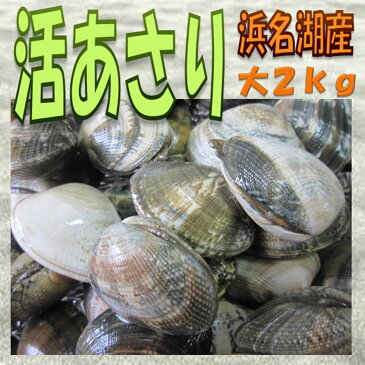 鮮度抜群！★静岡県　浜名湖産　活あさり（大）2kg★ 御歳暮 お歳暮 お中元 景品 御中元 お年賀 父の日 母の日 敬老の日 ギフト 贈り物 暑中見舞い 残暑見舞い 内祝 還暦祝 百寿 古希 喜寿 傘寿 米寿 卒寿 白寿 誕生日祝 結婚祝 出産祝 新築祝 お正月 茶寿 寿福 賀寿