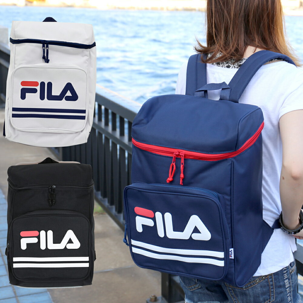 FILA フィラ リュック スクエア ボックス型バックパック FM2007 リュックサック…...:outfit-style:10025336