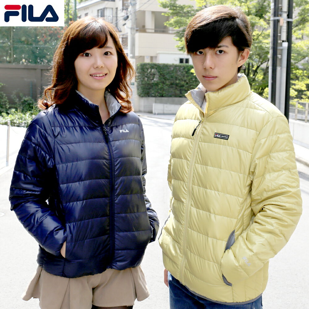 送料無料 FILA フィラ 軽量　ダウンジャケット 軽量ダウン カジュアル 大きいサイズ …...:outfit-style:10015313