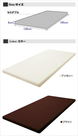 SLEEple/スリープル【高反発マットレス】8cm高反発マットセミダブル激安格安【三つ折】【折りたたみ】【マットレス】【送料無料】