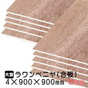 ラワンベニヤ 10枚組 4mm×900mm×900mm(A品)