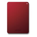 【新品/取寄品】耐衝撃対応 2.5インチ 外付けHDD 1TB レッド HD-PNF1.0U3-BRE