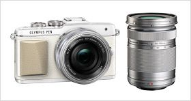 【新品/在庫あり】OLYMPUS PEN Lite E-PL7 EZダブルズームキット ホワイト