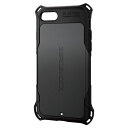 【新品/取寄品/代引不可】iPhone8/ZEROSHOCK/スタンダード/ブラック PM-A17MZEROBK