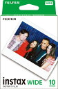 【新品/翌営業日出荷】インスタントカラーフィルム INSTAX WIDE KR1 WIDE KR1 10枚入り 1パック チェキ ワイド フイルム 富士フイルム FUJIFILM