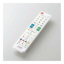【新品/取寄品/代引不可】かんたんTVリモコン第2弾/シャープ・アクオス用/ホワイト ERC-TV02WH-SH