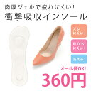 疲れにくい! 衝撃吸収 クリア ジェル クッション インソール【メール便対象商品】インソール/衝撃吸収/かかと/パンプス/痛くない/中敷き/サイズ調整/疲れ/レディース/ミュール/サンダル 買いまわり ポイント消化 卒業式 入学式 アウトレットシューズ