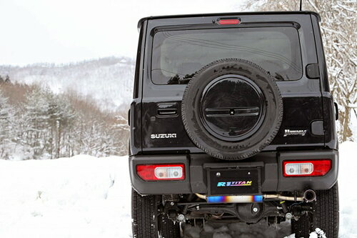 amuse R1TITAN EXTRA STTI GOLD RING スズキ ジムニー JB64W用 【マフラー】【自動車パーツ】アミューズ R1チタン エクストラ ゴールドリング 【車関連の送付先指定で送料無料】