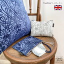 ハンドメイド デザイン ポーチ 輸入生地 ティバートン ジャガード イギリス おしゃれ 日本製 洗える 手づくり ハギレ 再利用 サスティナブル トラベル