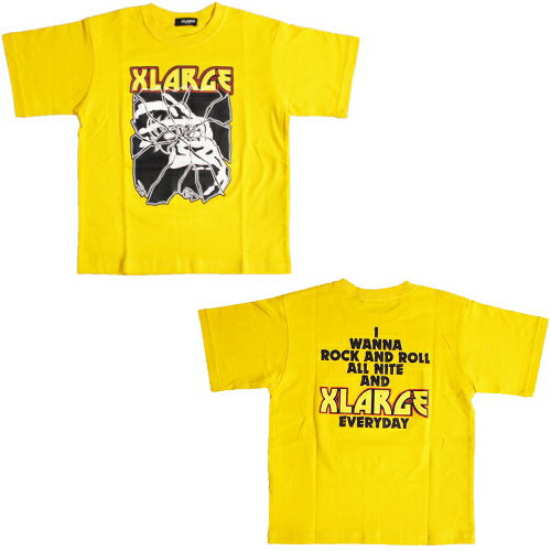 35%OFF SALE セール エクストララージ キッズ 子供服 Tシャツ 80-140cm XLARGE KIDS ロックゴリラ半袖Tシャツ ワイドシルエット 2023春夏 メール便OK 9431215 子ども服 X-LARGE KIDS 80cm/90cm/100cm/110cm/120cm/130cm/140cm