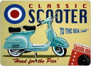 CASTLE MELAMINE Table MatClassic Scooter TMCM37